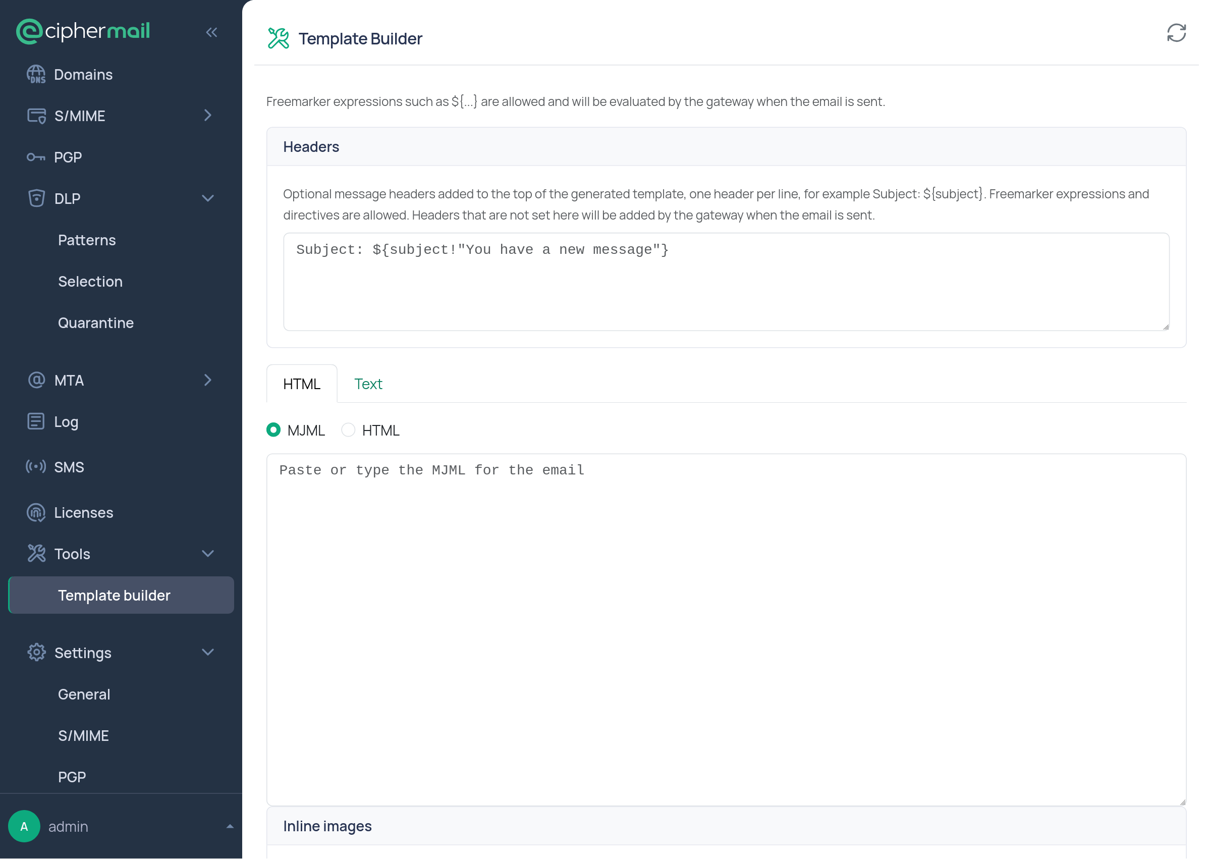 Template Builder