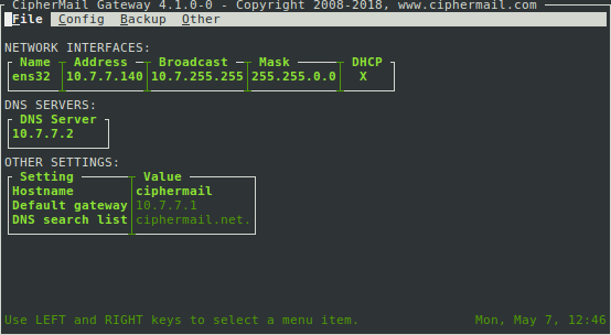 Virtual appliance system console